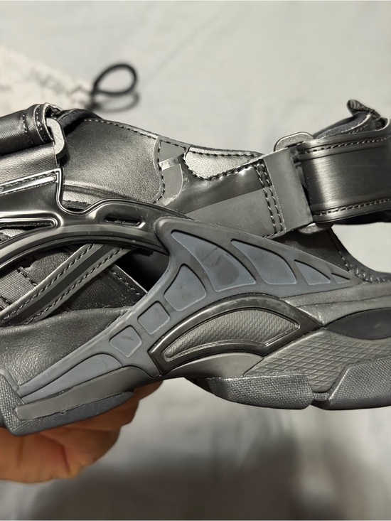 Balenciaga Track Sandals Triple Black Men\'s Size 8 main image 14